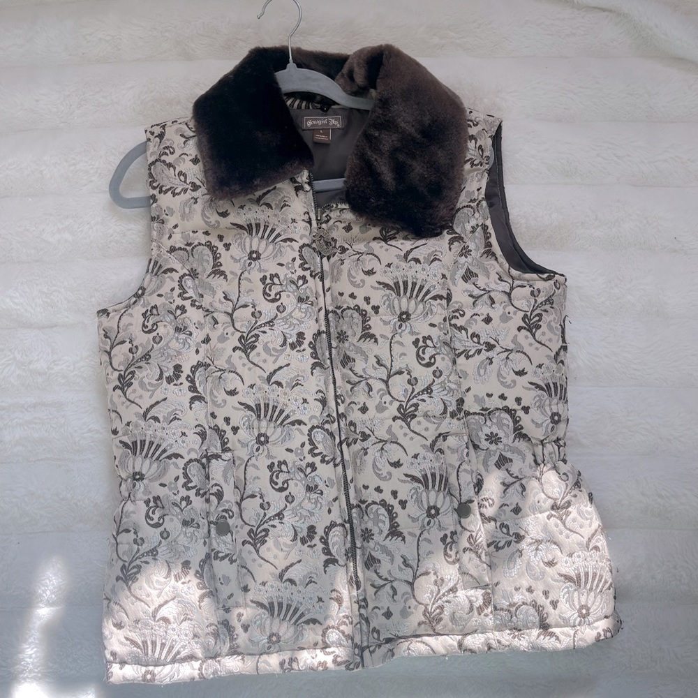 cow girl up sleeveless vest